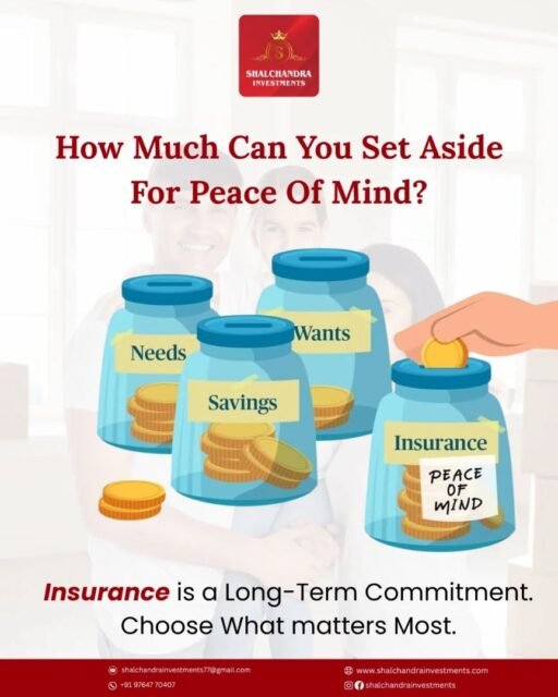 💭 Needs, Wants, Savings… but what about Peace of Mind?
Insurance isn’t just a financial product — it’s a long-term commitment to your future, your family, and your peace of mind.
Start securing what truly matters. 💼❤️

👉 Let us help you plan better.
📞 Call or DM us today.

#PeaceOfMind #InsurancePlanning #FinancialWellness #SmartChoices #LongTermSecurity #FamilyProtection #WealthAndHealth #InsuranceMatters #MoneyManagement #shalchandrainvestments #planfortomorrow #secureyourfuture #needsvswants #financialfreedomstartshere

[ insurance, peace of mind, financial planning, long-term investment, future security, money management, savings, needs vs wants, family protection, smart investments, financial wellness, insurance awareness, Shalchandra Investments ]